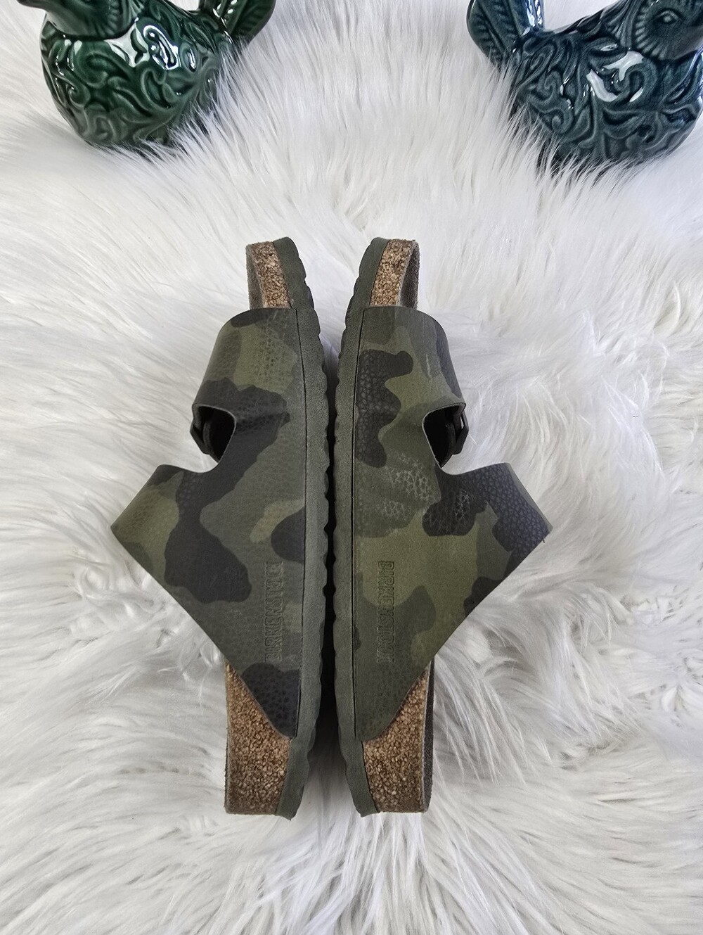 Birkenstock Arizona Camo Print Sandals 38 Narrow - Picture 5 of 13